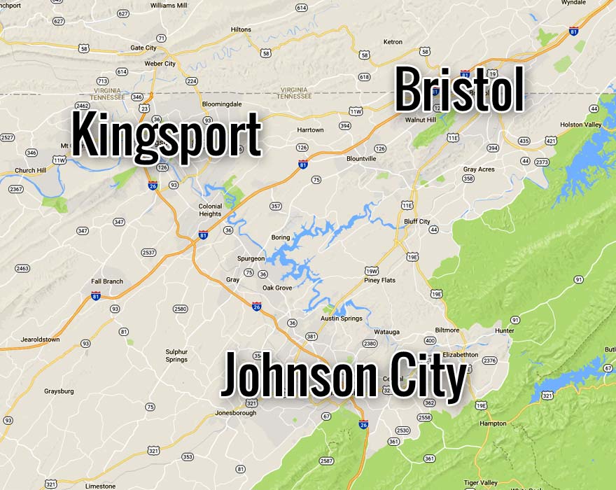 Tennessee / Virginia Tri-Cities Service Area